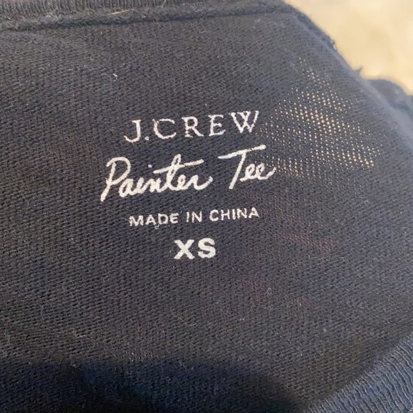 Jcrew black “painter tee”. Size small. - Picture 3 of 4